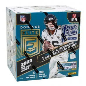 2023 Panini Donruss Elite Football 1st Off the Line Hobby 12 Box Case (Ships Sealed Only)