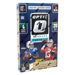 2023 Panini Donruss Optic Football Hobby Box (Ships Sealed Only)