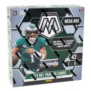 2023 Panini Mosaic Football Mega Box (Ships Sealed Only)