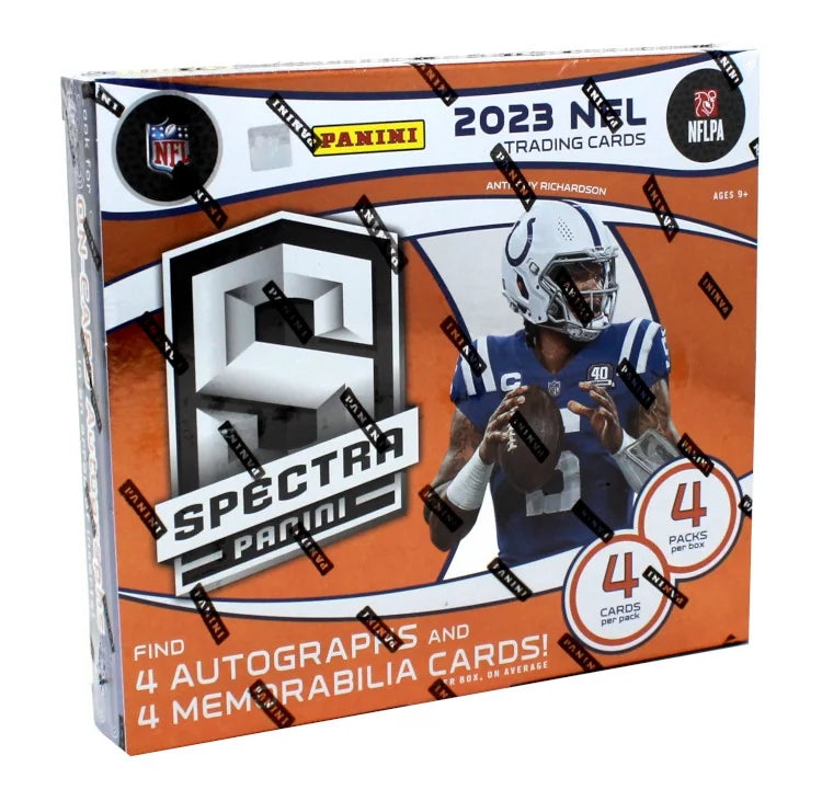 2023 Panini Spectra Football Hobby 8 Box Case (Ships Sealed Only) - B2