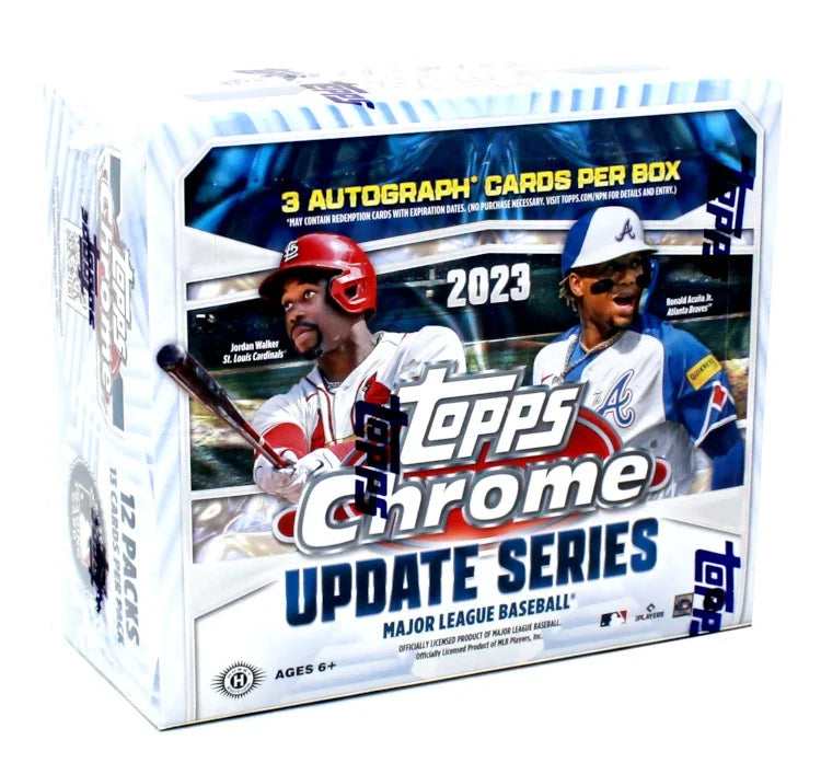 2023 Topps Chrome Update Series Baseball Jumbo 8 Box Case (Ships Sealed Only) - B2