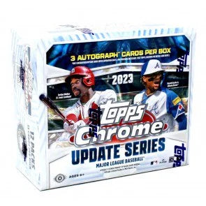 2023 Topps Chrome Update Series Baseball Jumbo Box 12 Packs (Ships Sealed Only)
