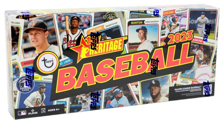 2023 Topps Heritage Baseball Hobby Box 24 Packs (Ships Sealed Only)