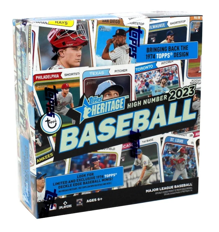 2023 Topps Heritage HIGH Number Baseball Mega 20 Box Case (Ships Sealed Only) - B2