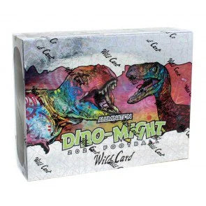 2023 Wild Card Alumination Dino Might Football Hobby Box (Ships Sealed Only)