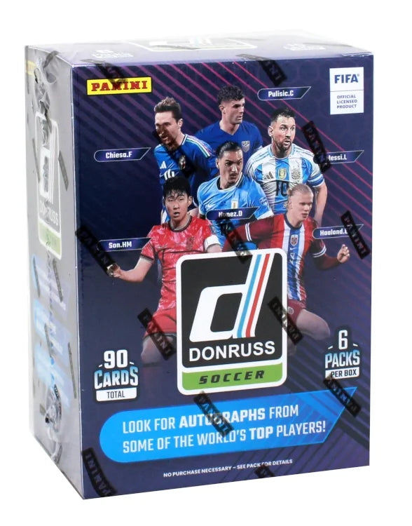 2024 25 Panini Donruss Soccer Blue Cubic Blaster Case 20 Boxes (Ships Sealed Only)