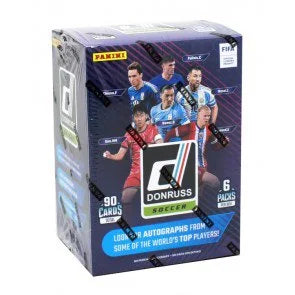 2024 25 Panini Donruss Soccer Red Cubic Blaster Box 6 Packs (Ships Sealed Only)