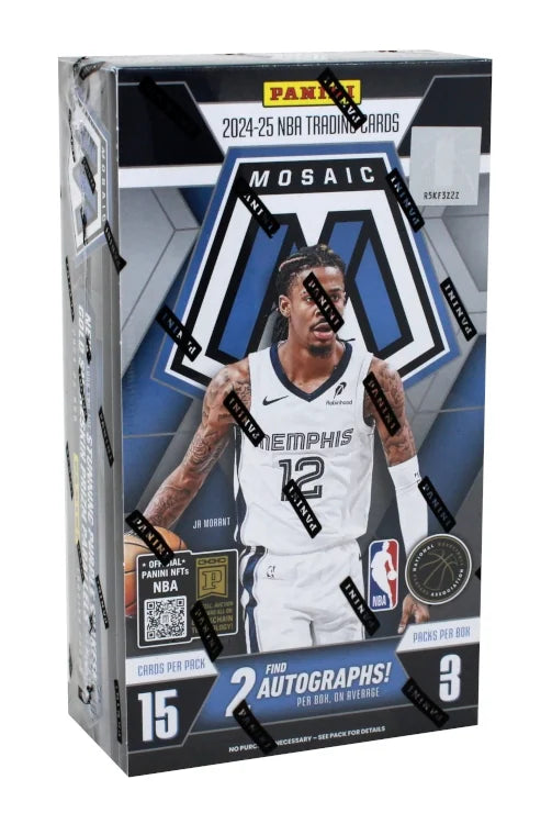 2024-25 Panini Mosaic Basketball Hobby 12 Box Case (Ships Sealed Only) - B3