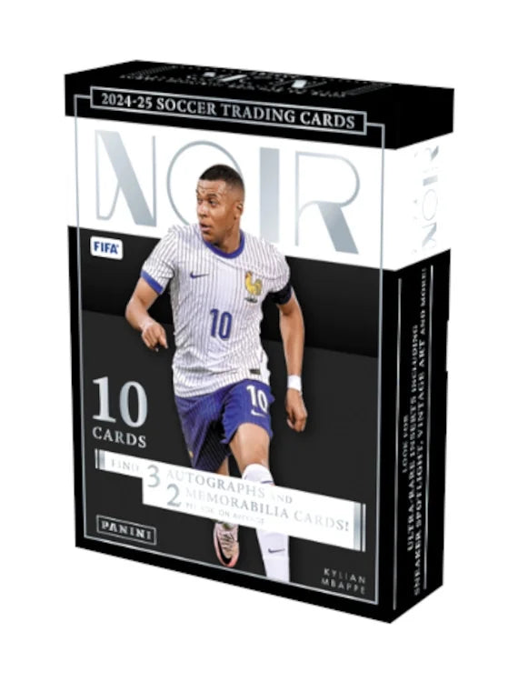 2024 25 Panini Noir Soccer Hobby Box 3 Autographs Per Box (Ships Sealed Only)