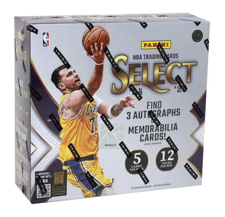 2024-25 Panini Select Basketball Hobby 12 Box Case (Ships Sealed Only) - B2