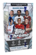 2024 25 Topps UEFA Club Competitions Chrome Soccer Box (Ships Sealed Only)
