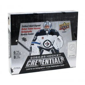 2024 25 Upper Deck Credentials Hockey Hobby Case 20 Boxes (Ships Sealed Only)