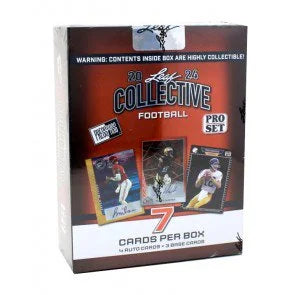 2024 Leaf Collective Football Hobby Box (Ships Sealed Only)