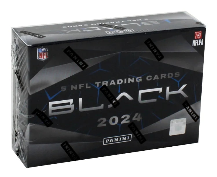 2024 Panini Black Football Hobby 12 Box Case (Ships Sealed Only) - B3