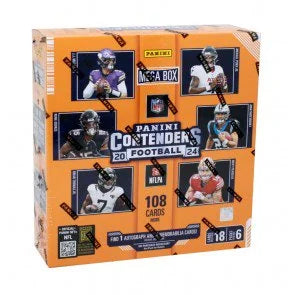 2024 Panini Contenders Football Mega Box (Ships Sealed Only)