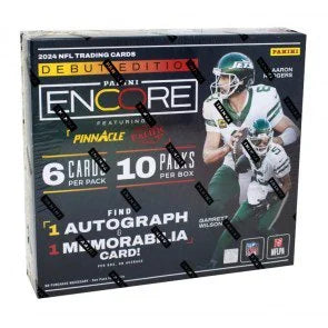 2024 Panini Encore Football Hobby 12 Box Case (Ships Sealed Only)