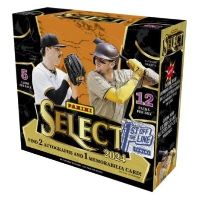 2024 Panini Select Baseball 1st Off The Line Hobby 12 Box Case (Ships Sealed Only) - B2