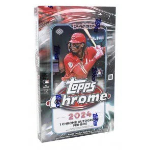 2024 Topps Chrome Baseball Hobby Case 12 Boxes (Ships Sealed Only) - B2