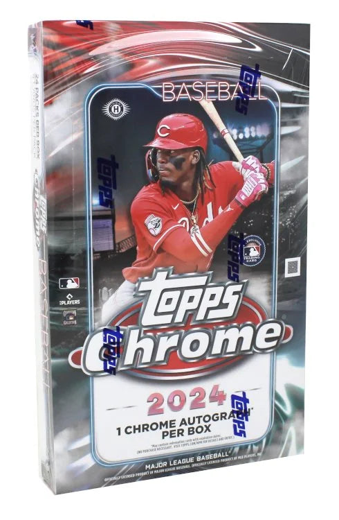 2024 Topps Chrome Baseball Hobby 12 Box Case (Ships Sealed Only) - B4