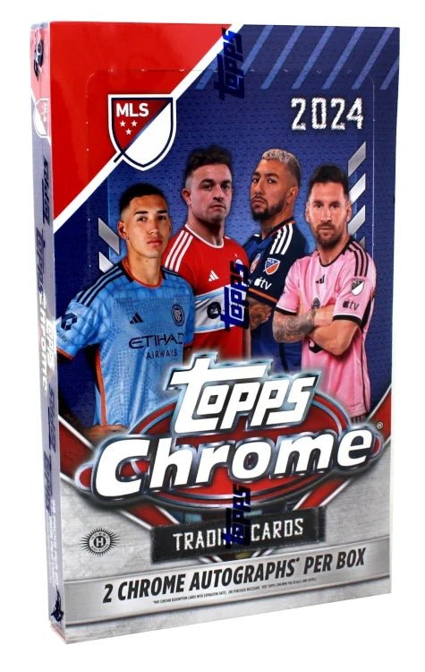 2024 Topps Chrome MLS Soccer Hobby Case 12 Boxes (Ships Sealed Only)