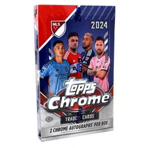 2024 Topps Chrome MLS Soccer Hobby Box (Ships Sealed Only)