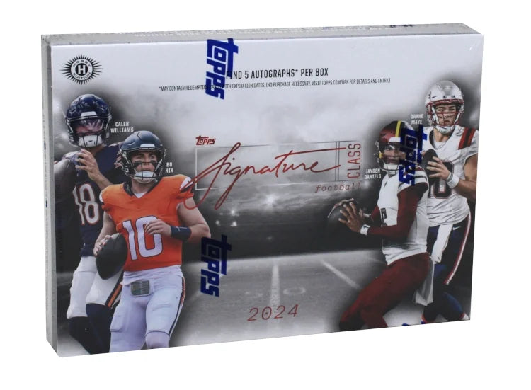 2024 Topps Signature Class Football Hobby Box (Ships Sealed Only)