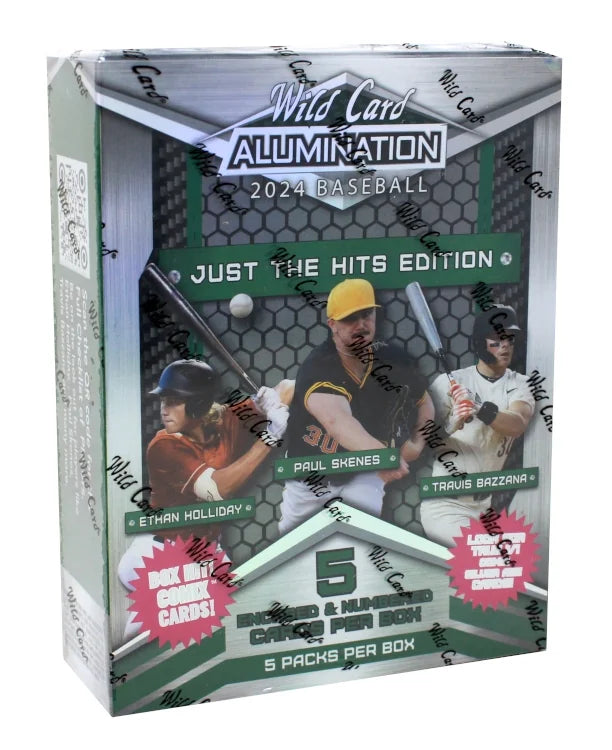2024 Wild Card Alumination Just The Hits Baseball 12 Box Case (Ships Sealed Only) - B2