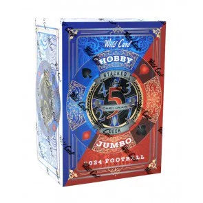 2024 Wild Card Five Card Draw Stacked Deck Football Hobby Jumbo 20 (Ships Sealed Only)