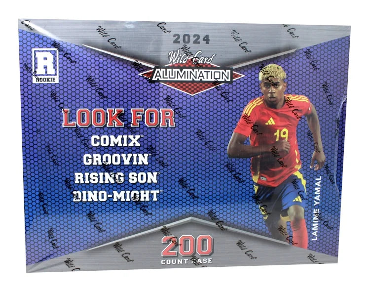 2024 Wild Card Lamine Yamal Alumination Rookie 200 Pack Case (Ships Sealed Only)