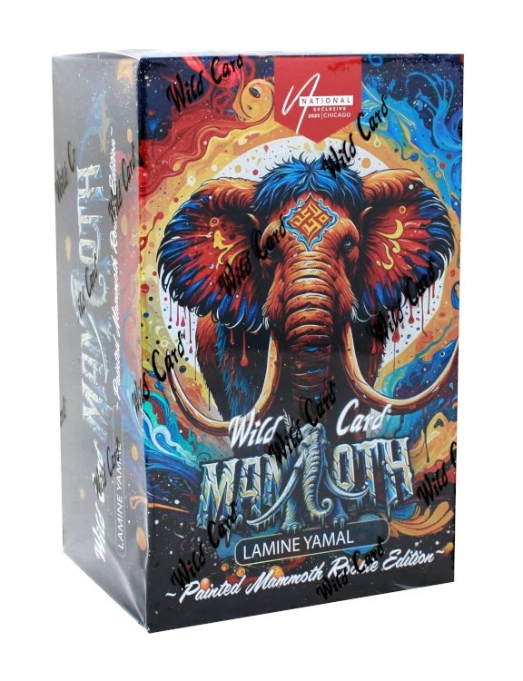 2024 Wild Card Lamine Yamal Painted Mammoth 4 Box Case Convention Exclusive (Ships Sealed Only)