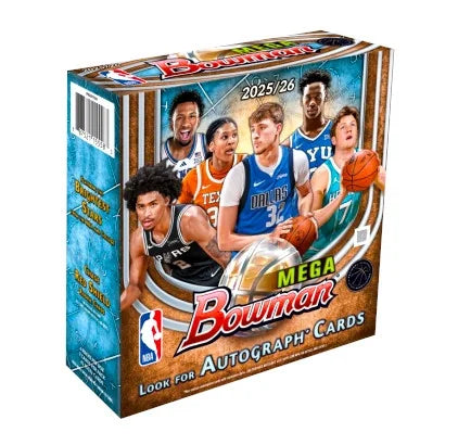 2025 26 Bowman Basketball Mega Box Case 20 Boxes (Ships Sealed Only) - B