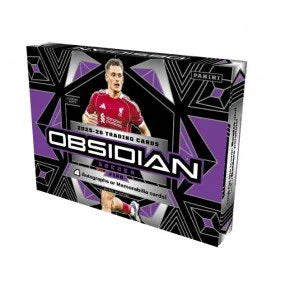 2025 26 Panini Obsidian Soccer Hobby Box Black Opti Chrome (Ships Sealed Only)