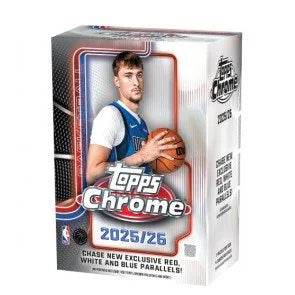 2025 26 Topps Chrome Basketball Blaster Box 7 Packs (Ships Sealed Only)
