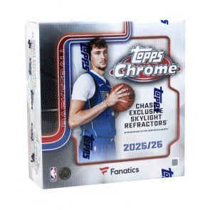 2025 26 Topps Chrome Basketball Fanatics Mega 20 Box Case (Ships Sealed Only)