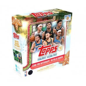 2025 26 Topps Holiday Basketball Mega Box 100 Cards Parallels (Ships Sealed Only)
