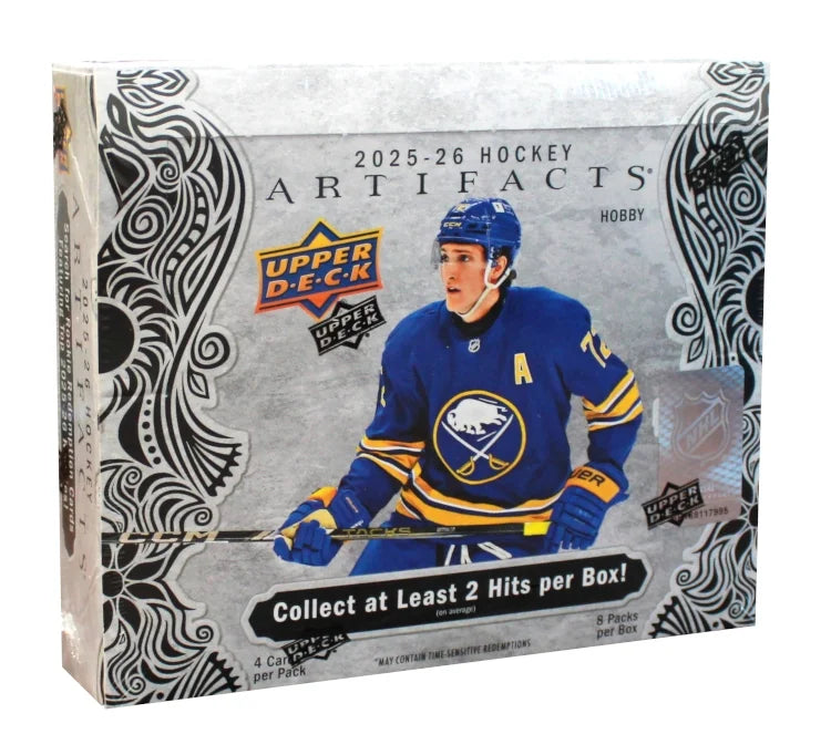 2025 26 Upper Deck Artifacts Hockey Hobby Box (Ships Sealed Only)