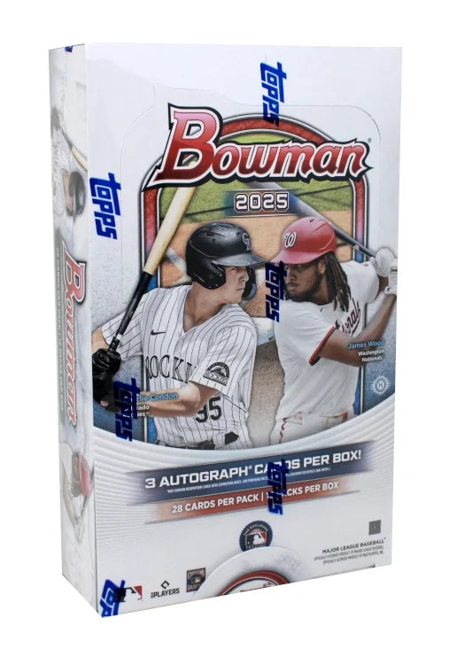 2025 Bowman Baseball Jumbo Box 12 Packs 28 Cards Per Pack (Ships Sealed Only)