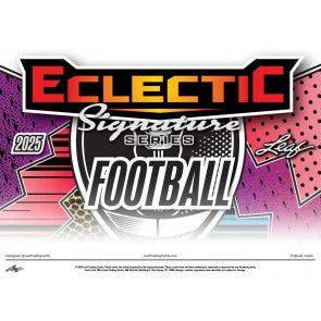 2025 Leaf Eclectic Signature Series Football Mythical 8 Box Case (Ships Sealed Only)