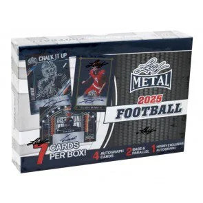 2025 Leaf Metal Football Hobby Box (Ships Sealed Only)