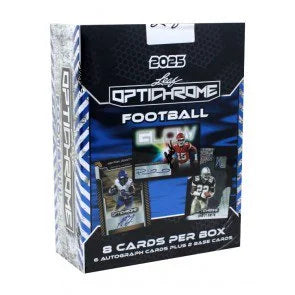 2025 Leaf Optichrome Football Hobby 12 Box Case (Ships Sealed Only)
