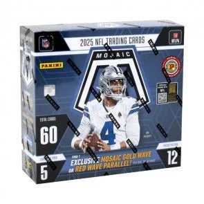 2025 Panini Mosaic Football International Hobby 12 Box Case (Ships Sealed Only)