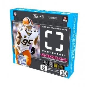 2025 Panini Photogenic Football 1st Off the Line Hobby Box (Ships Sealed Only)