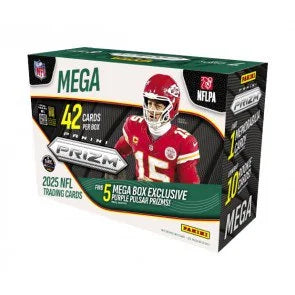 2025 Panini Prizm Football Hobby Mega 20 Box Case (Ships Sealed Only) - B