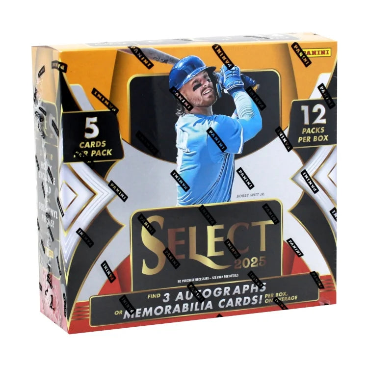 2025 Panini Select Baseball Hobby Box (Ships Sealed Only)