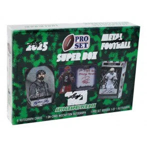 2025 Pro Set Metal Football Super Box (Ships Sealed Only)
