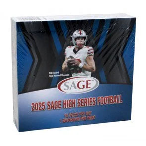 2025 Sage Football High Series Hobby 16 Box Case (Ships Sealed Only)