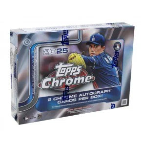 2025 Topps Chrome Baseball 6 Box Case Delight (Ships Sealed Only)