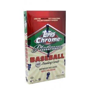 2025 Topps Chrome Platinum Baseball Hobby Box (Ships Sealed Only)