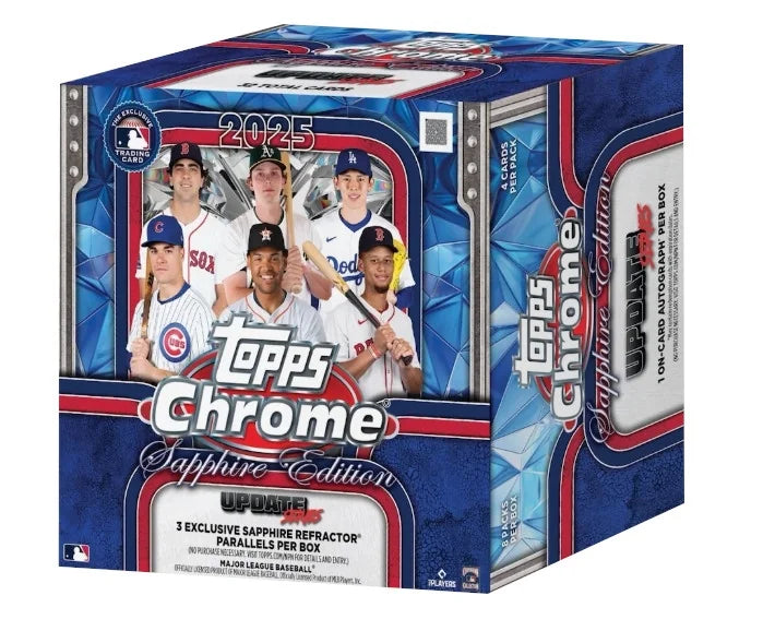 2025 Topps Chrome Update Sapphire Edition Baseball 10 Box Case (Ships Sealed Only)