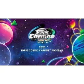 2025 Topps Cosmic Chrome Football Hobby Box (Ships Sealed Only)